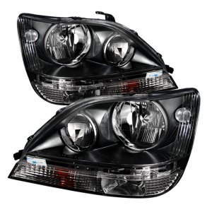 Lexus RX 300 Headlights - Front - SPYDER - xTune Crystal (Halogen Only) - Black - `99-`03 Lexus RX 300 Headlights - Front - SPYDER - xTune Crystal (Halogen Only) - Black - `99-`03