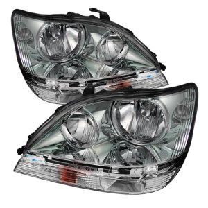 Lexus RX300 Headlights - Front - SPYDER - xTune OEM Style (Halogen Only) - Chrome - `99-`03 Lexus RX300 Headlights - Front - SPYDER - xTune OEM Style (Halogen Only) - Chrome - `99-`03