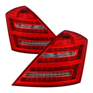 Mercedes-Benz S-Class Tail Lights - Rear - SPYDER - xTune LED - Red/Clear - `07-`09 Mercedes-Benz S-Class Tail Lights - Rear - SPYDER - xTune LED - Red/Clear - `07-`09