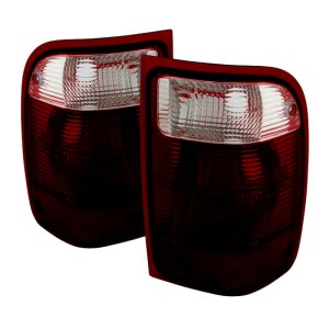 Ford Ranger Tail Lights - SPYDER - OEM Style xTune - Red Smoked - `01-`11