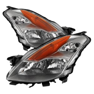 Nissan Altima Coupe Headlights - Front - SPYDER - xTune, OEM Style, Halogen - Chrome - `08-`09 Nissan Altima Coupe Headlights - Front - SPYDER - xTune, OEM Style, Halogen - Chrome - `08-`09
