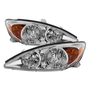 Toyota Camry Headlights - Front - SPYDER - xTune OEM Style - Chrome - `02-`04 Toyota Camry Headlights - Front - SPYDER - xTune OEM Style - Chrome - `02-`04