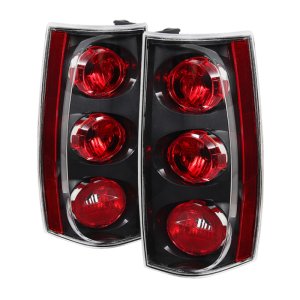 GMC Yukon XL Tail Lights - Rear - SPYDER - xTune OEM Style - Red/Black - `07-`14