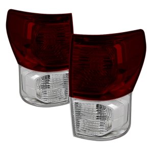 Toyota Tundra Tail Lights - Rear - SPYDER - xTune OEM Style - Red Smoked - `07-`13 Toyota Tundra Tail Lights - Rear - SPYDER - xTune OEM Style - Red Smoked - `07-`13