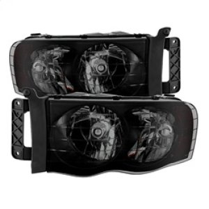 Dodge Ram 1500 Headlights - Front - SPYDER - xTune Crystal - Amber/Black Smoke - `02-`05
