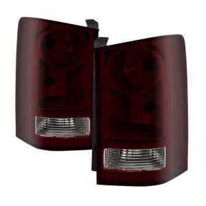Honda Pilot Tail Lights - Rear - SPYDER - xTune OE Style - Red Smoked - `09-`13