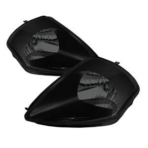 Mitsubishi Eclipse Headlights - SPYDER - OEM Style - Black Smoked - `00-`05 Mitsubishi Eclipse Headlights - SPYDER - OEM Style - Black Smoked - `00-`05