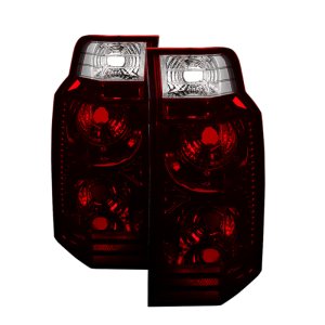 Jeep Commander Tail Lights - Rear - SPYDER - xTune OEM Style - Red Smoked - `06-`10 Jeep Commander Tail Lights - Rear - SPYDER - xTune OEM Style - Red Smoked - `06-`10