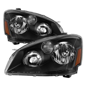 Nissan Altima Headlights - Front - SPYDER - xTune OEM Style Halogen - Black Bezel - `05-`06 Nissan Altima Headlights - Front - SPYDER - xTune OEM Style Halogen - Black Bezel - `05-`06