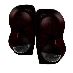 Dodge Durango Tail Lights - Rear - SPYDER - xTune OEM Style - Red Smoked - `04-`09