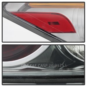 Nissan Altima Tail Light - Rear Driver Side (Left) - SPYDER - xTune OEM Style - `07-`12 Nissan Altima Tail Light - Rear Driver Side (Left) - SPYDER - xTune OEM Style - `07-`12