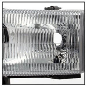 Dodge Ram 1500 Headlights - Front - SPYDER - xTune OEM Style w/ Corner Lights - Chrome - `94-`01