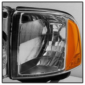 Dodge Ram Sport Headlights - SPYDER - xTune - Chrome - `99-`02