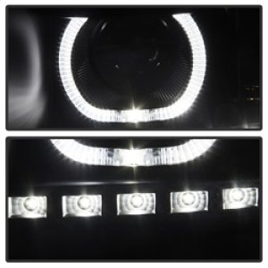Chevrolet Silverado 2500 HD Headlights - Front - SPYDER - xTune LED Halo Projector - Black - `07-`13