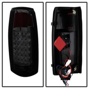 GMC Yukon Tail Lights - Rear - SPYDER - xTune LED with 3rd LED Brake Light, Smoked - Smoked - `99-`00