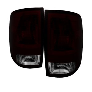 Ram 1500 Tail Lights - Rear - SPYDER - xTune OEM Style - Dark Red - `11-`15
