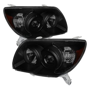 Toyota 4Runner Headlights - SPYDER - xTune Crystal - Black Smoked - `06-`09 Toyota 4Runner Headlights - SPYDER - xTune Crystal - Black Smoked - `06-`09