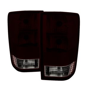 Nissan Titan Tail Lights - Rear - SPYDER - xTune OEM Style - Red Smoked - `04-`15 Nissan Titan Tail Lights - Rear - SPYDER - xTune OEM Style - Red Smoked - `04-`15