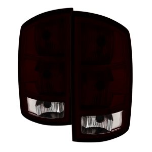 Dodge Ram 1500 Tail Lights - Rear - SPYDER - xTune OEM Style - Red Smoked - `02-`06