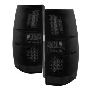 GMC Yukon Denali Tail Lights - Rear - SPYDER - xTune LED - Black Smoked - `07-`14