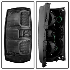 GMC Yukon Tail Lights - Rear - SPYDER - xTune LED - Smoked - `07-`14