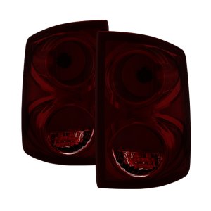 Ram Dakota Tail Lights - Rear - SPYDER - xTune OEM Style - Red Smoked - 2011 Ram Dakota Tail Lights - Rear - SPYDER - xTune OEM Style - Red Smoked - 2011