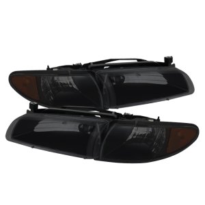 Pontiac Grand Prix Headlights - Front - SPYDER - xTune Crystal w/ Amber Corner - Amber - `97-`03 Pontiac Grand Prix Headlights - Front - SPYDER - xTune Crystal w/ Amber Corner - Amber - `97-`03