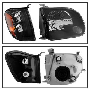 Toyota Tundra Headlights & Corner Lights - Front - SPYDER - xTune OEM Style w/Corner Lights - Black - `05-`06 Toyota Tundra Headlights & Corner Lights - Front - SPYDER - xTune OEM Style w/Corner Lights - Black - `05-`06