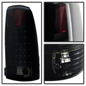 GMC Yukon Tail Lights - Rear - SPYDER - xTune LED - Black Smoked - `99-`00