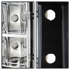 GMC Sierra 1500 Headlights - Front - SPYDER - xTune Crystal OE - Chrome - `07-`13