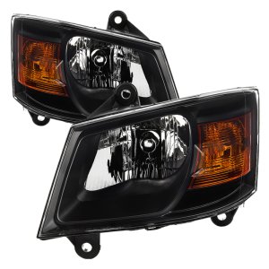 Dodge Grand Caravan Headlights - SPYDER - OEM Style, xTune - Black - `08-`10