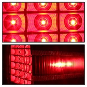 Chevrolet Silverado 1500 Tail Lights - SPYDER - xTune LED - Black - `14-`16