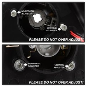 Chevrolet Silverado Headlights - SPYDER - Projector 4pcs - LED Halo - Black - `03-`06