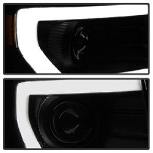 Ford F150 Headlights - SPYDER - xTune Light Bar DRL - Black - `09-`14