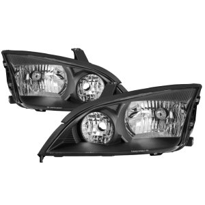 Ford Focus Headlights - SPYDER - OEM Style - Black - `05-`07