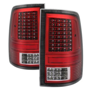 Dodge Ram 1500 Tail Lights - SPYDER - xTune LED - Red Clear - `09-`14