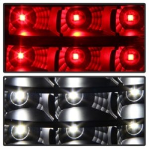 Chevrolet Silverado 1500 Tail Lights - SPYDER - xTune LED - Black - `03-`06