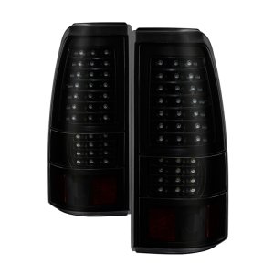 Chevrolet Silverado 1500 Tail Lights - SPYDER - xTune LED - Black Smoke - `03-`06