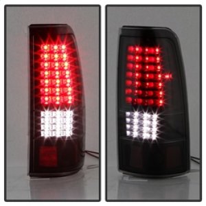 Chevrolet Silverado 1500 Tail Lights - SPYDER - xTune LED - Black Smoke - `03-`06