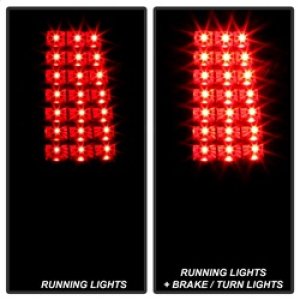 Chevrolet Silverado 1500 Tail Lights - SPYDER - xTune LED - Black Smoke - `03-`06