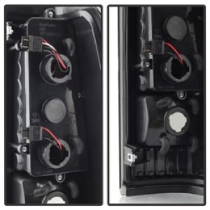 Chevrolet Silverado 2500 Tail Lights - SPYDER - xTune Version 2 - Black Smoke - `99-`02