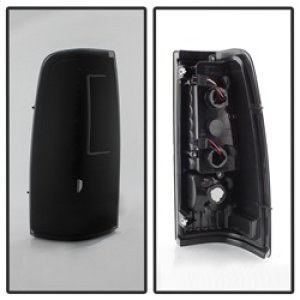 Chevrolet Silverado 3500 Tail Lights - SPYDER - xTune Version 2 - Black Smoke - `99-`02