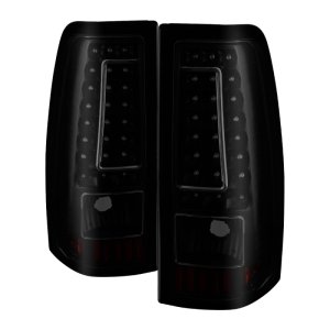 Chevrolet Silverado 3500 Tail Lights - SPYDER - xTune Version 2 - Black Smoke - `99-`02