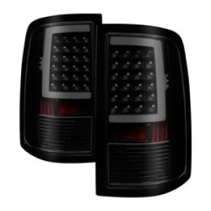 Dodge Ram 1500 Tail Lights - SPYDER - xTune LED Incandescent Model - Black Smoke - `09-`18