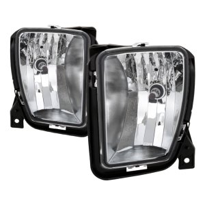 Dodge Ram Fog Lights - SPYDER - OEM Style w/ Universal Switch - Clear - `13-`18