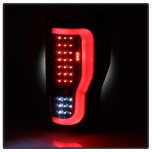 Ford F-250 Super Duty Tail Lights - SPYDER - xTune LED - Black - `17-`18