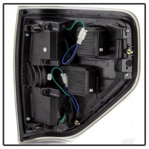 Ford F-150 Tail Lights - SPYDER - xTune Light Bar LED - Black - `09-`14