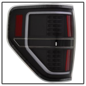 Ford F-150 Tail Lights - SPYDER - xTune Light Bar LED - Black - `09-`14