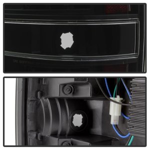 Ford F-150 Tail Lights - SPYDER - Light Bar LED - Black Smoke - `09-`14