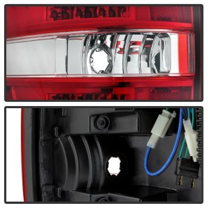 Ford F-150 Tail Lights - SPYDER - Light Bar LED - Red Clear - `09-`14